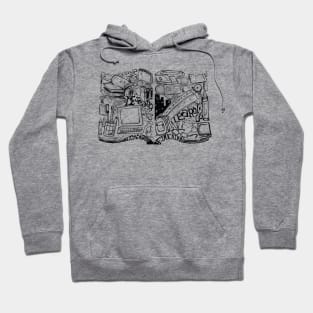 Book Education learning - Hand Drawn Hoodie